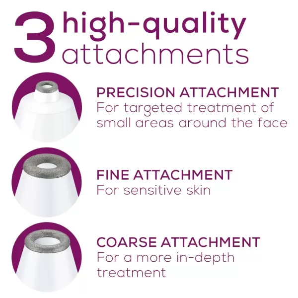 Beurer Blackhead Remover Pore Vacuum with 3 Suction Head Attachments amp 5 Suction Levels for All Skin Types  Blackhead Vacuum for Deep Cleansing FC41Microdermabrasion