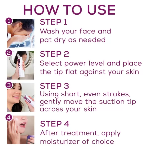 Beurer Blackhead Remover Pore Vacuum with 3 Suction Head Attachments amp 5 Suction Levels for All Skin Types  Blackhead Vacuum for Deep Cleansing FC41Black Head Remover
