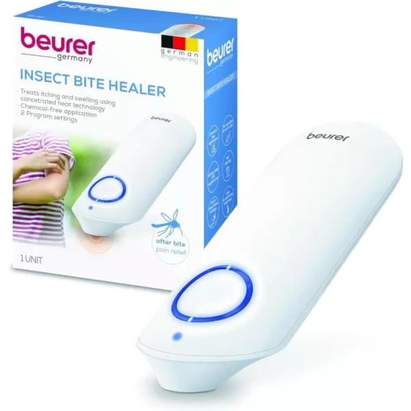 Beurer BR60 Insect Sting and Bite Relief Bug Bite Healer for ChemicalFree Treatment of Insect Bites NonToxic Natural Relief from Itching and Swelling for Mosquito BitesBR60  Insect Bite Healer