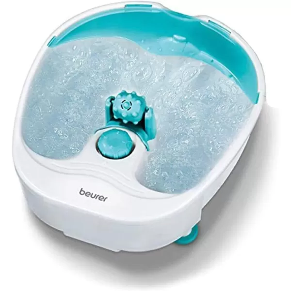 Beurer Luxury Pedicure Foot Spa  Foot Bath Spa with Heat and Massage  Variable Water Temperature  Portable Foot Soaking Tub for Relaxing Foot Reflex Zone Massage FB13 White1 Count Pack of 1