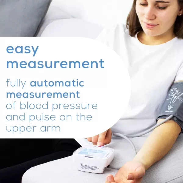 Beurer BM47 Upper Arm Blood Pressure Machine  XL Backlit Display 4 Users 120 Memory Spaces Adjustable BP Cuff Automatic amp Digital Blood Pressure Monitor Irregular Heartbeat DetectorBM47  Backlit Display