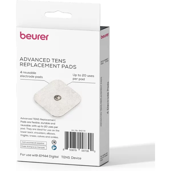 Beurer North America Digital Electrostimulation Tens Device Replacement Pads 1 PoundBeurer North America Digital Electrostimulation Tens Device Replacement Pads 1 Pound