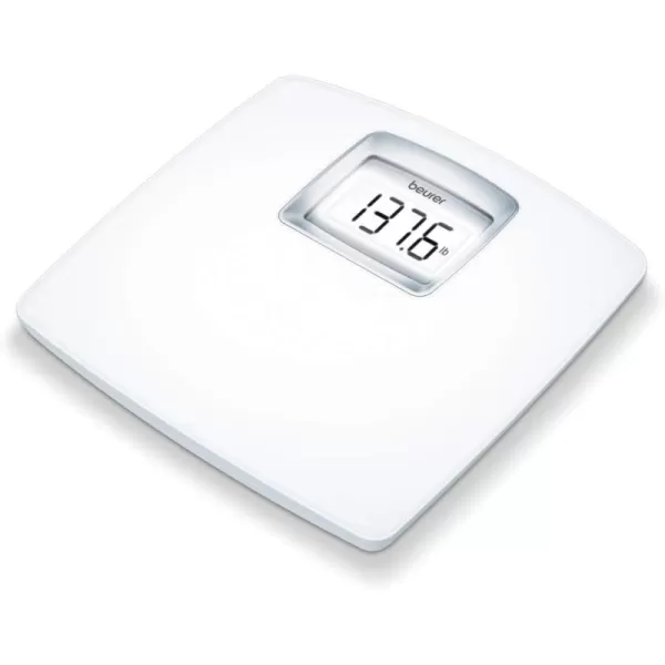 Beurer PS25 Digital Bathroom Scale for Body Weight  400lb Capacity AutoCalibrate XL Backlit Display  Glass Precise and Accurate Body ScaleStandard Scale