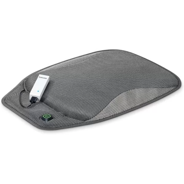 Beurer Portable Shoulder Heating Wrap 2 Hours of Cordless Heat Extra Soft Surface Skin Friendly for Indoor and Outdoor Use Grey 16 OzHeated Seat Cushion