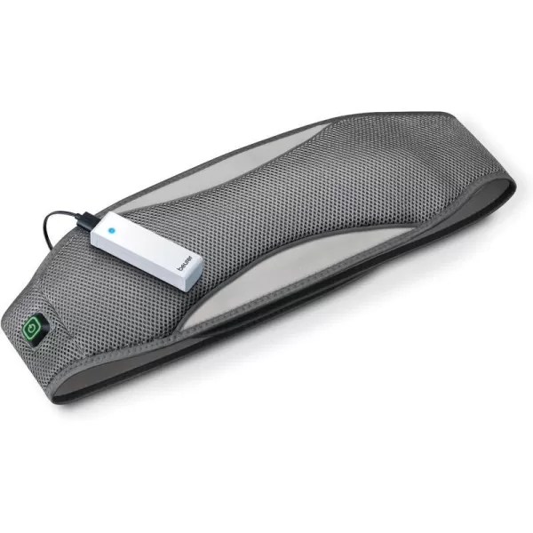 Beurer Portable Shoulder Heating Wrap 2 Hours of Cordless Heat Extra Soft Surface Skin Friendly for Indoor and Outdoor Use Grey 16 OzHeating Belt Pad