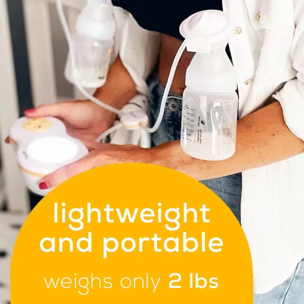 Beurer BY70 Dual Wearable Breast Pump Electric Breast Pump with 10 Pumping and 10 Stimulation Levels Portable Breast Pump Hands Free with Vacuum Tech for Faster Pumping Avent ampamp NUK Compatible