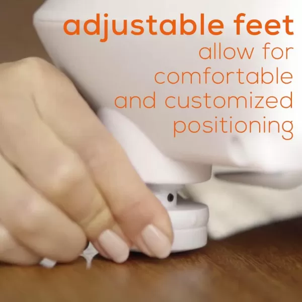 imageBeurer Shiatsu Foot Massager with 8 Rotating Nodules ampamp Optional Heat Function Basic SilverWhite