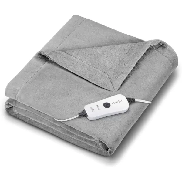 imageBeurer HD71 Heated Electric Blanket  CozySoft Fleece Throw Auto shutoff 50 x 60 in Adult Size  Portable Heating Blanket for Bed Desk ampamp Office  with Control  Perfect for Home ampamp TravelHeated Throw Blanket