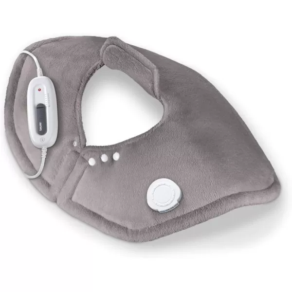 imageBeurer Portable Shoulder Heating pad 6 Temperature Settings Extra Soft Surface Grey 4 CountShoulder Heating Pad