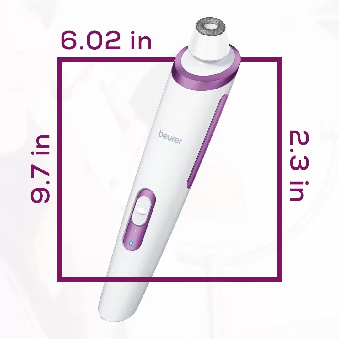 imageBeurer Home Microdermabrasion Machine with Pore Vacuum Massage for Radiant Skin  Personal Microdermabrasion Tool for Gentle Exfoliation with 20 Replacement Filters FC76Microdermabrasion