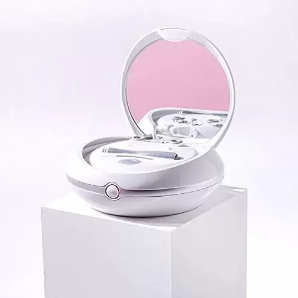 imageBeurer Professional atHome Microdermabrasion Revitalizes Exfoliates and Rejuvenates Skin  Advanced Facial Treatment wVacuum AntiAging Blackhead Remover Skin Lifting ampamp TighteningWhite1 Count Pack of 1