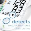 imageBeurer BM55 Blood Pressure Machine  XL Backlit Display Arrhythmia Alarm Portable Storage Kit 2 Users Automatic Blood Pressure Cuff Resting Indicator  Blood Pressure Monitor Batteries IncludedWhite