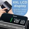 imageBeurer BM55 Blood Pressure Machine  XL Backlit Display Arrhythmia Alarm Portable Storage Kit 2 Users Automatic Blood Pressure Cuff Resting Indicator  Blood Pressure Monitor Batteries IncludedWhite