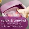 imageBeurer Foot Spa with Vibration and Bubble Massage  Collapsible Foot Bath with Removable Pumice Stone Water Tempering Function  Pedicure Foot Spa FB30