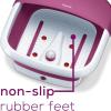 imageBeurer Foot Spa with Vibration and Bubble Massage  Collapsible Foot Bath with Removable Pumice Stone Water Tempering Function  Pedicure Foot Spa FB30
