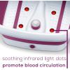 imageBeurer Foot Spa with Vibration and Bubble Massage  Collapsible Foot Bath with Removable Pumice Stone Water Tempering Function  Pedicure Foot Spa FB30