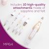 imageBeurer MP64 Nail Drill Kit Cordless Electric Nail File with 10 Attachments and LED Light Electric Manicure Set with Adjustable Speed EFile for Manicure and Pedicure with Storage CaseMP64  Cordless and LED