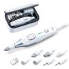 imageBeurer MP64 Nail Drill Kit Cordless Electric Nail File with 10 Attachments and LED Light Electric Manicure Set with Adjustable Speed EFile for Manicure and Pedicure with Storage CaseMP42  8 piece Set and Light