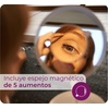 image:imageBeurer 5x Magnifying DoubleSided Cosmetic Vanity Makeup Mirror Illuminated  LED Lights  360 Degree Swivel Rotation Cordless  BS49138L x 73W