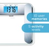 image:imageBeurer BF221 Body Fat Scale  XL Digital Weight Scale amp Body Fat Analyzer  Measures Body Weight Body Fat Body Water Bone Mass amp Muscle  Auto Recognition 10 Memory Spaces  for Weight Control