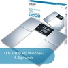 image:imageBeurer BF70 Body Fat Scale Weight Water amp More Smart Digital Scale for Full Body Analysis BMI amp Calorie Display App Sync via Bluetooth User Recognition 8 Memory Spaces GreyGrey