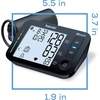 image:imageBeurer BM54 Upper Arm Blood Pressure Monitor Bluetooth with Adjustable Automatic Cuff Large Display Smart Machine for Home Use Portable Storage Case Included Black