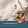 image:imageBeurer HD61 SuperCozy Heated Blanket  Fast Heating Electric Blanket with 4 Heat Settings Machine Washable Fabric 4 hrs Auto Shut OffWarm Heated Throw Blanket 50 x 60 inches