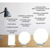image:imageBeurer TL50 Daylight Lamp  UVfree Lamp with Natural Bright Sun Light  Jet Lag Lamp  Full Spectrum 10000 lux LED  Big Surfaced Daylight for Home amp Office 3 Piece Set