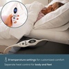 image:imageBeurer UWB70 Heated Mattress Pad Queen Dual Control Electric Mattress Cover with Separate FeetBody Heat Auto Shut Off 9 Warming Levels Overheat Protection and Soft Quilted Fabric 60quot x 80quot