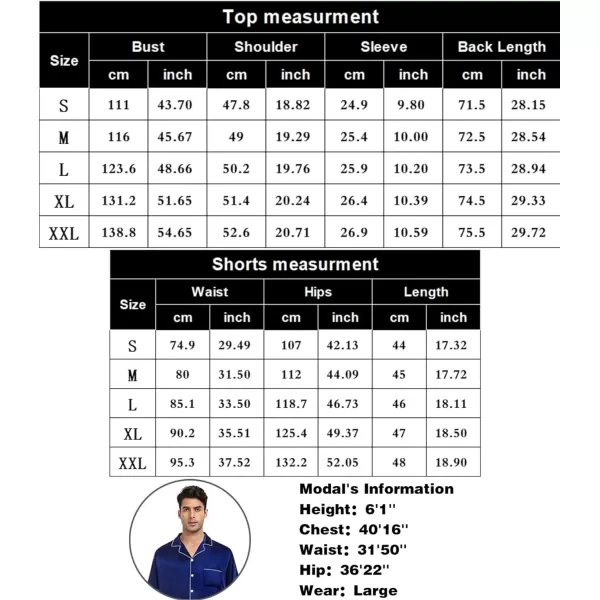 SWOMOG Mens 4pcs Pajamas Set Silk Satin Sleepwear Short Sleeve Button Down PJs Sets Soft Lounge Sets with PocketDeep Green