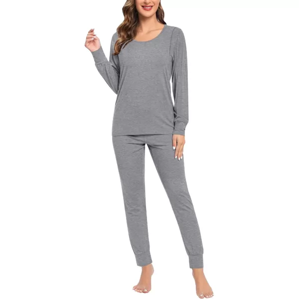 SWMOG Women Maternity amp Nursing Thermal Underwear Set Postpartum Pajamas Breastfeeding Long Sleeve Base Layer Pregnant PjsGrey