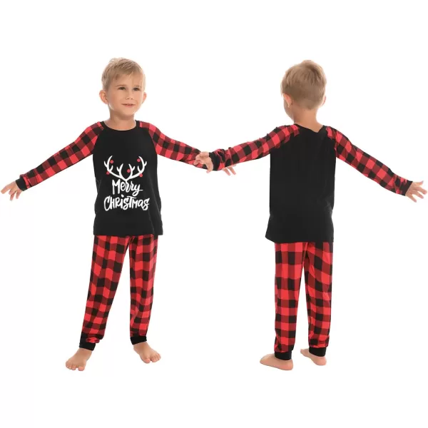 SWOMOG Matching Family Christmas Pajamas Holiday Xmas Jammies PJs For Family Couples Teen Boys Girls Festival SleepwearKids Merry Chrismas