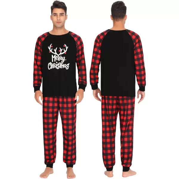 SWOMOG Matching Family Christmas Pajamas Holiday Xmas Jammies PJs For Family Couples Teen Boys Girls Festival SleepwearWomen Merry Chrismas