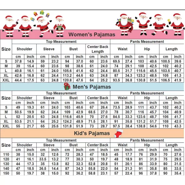 SWOMOG Matching Family Christmas Pajamas Printed Long Sleeve Tee and Plaid Pants LoungewearKids Z Red Striped