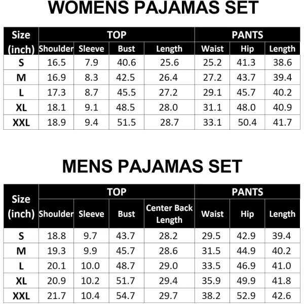 SWOMOG Satin Matching Pajamas Sets Silk Couple Pj Button Down Loungewear 2 Pieces Short Sleeve Sleepwear Nightwear with PantsMen Black