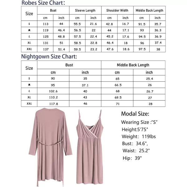 SWOMOG Womens Maternity Robe 2 Piece Nursing Nightgown for Breastfeeding 3 in 1 Labor Delivery Nursing Dress Lace BathrobeCtar