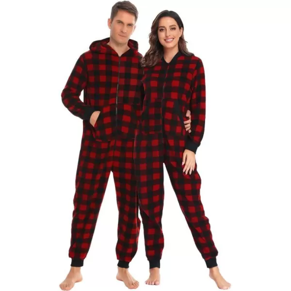 SWOMOG Womens One Piece Pajamas Warm Fleece Onesies Long Sleeve Jumpsuit Christmas LoungewearSWOMOG Womens One Piece Pajamas Warm Fleece Onesies Long Sleeve Jumpsuit Christmas Loungewear