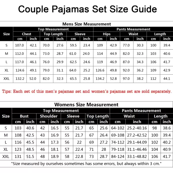 SWOMOG Couples Matching Pajamas Set Silk Satin Long Sleeve Sleepwear Soft Button Down Loungewear Pj SetDeep Wine Red