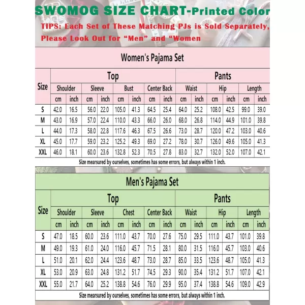 imageSWOMOG Couples Christmas Pajamas Set Women ampamp Men Long Sleeve Pj Set Party Holiday Sleepwear ButtonDown Loungewear SetRed Green Grid