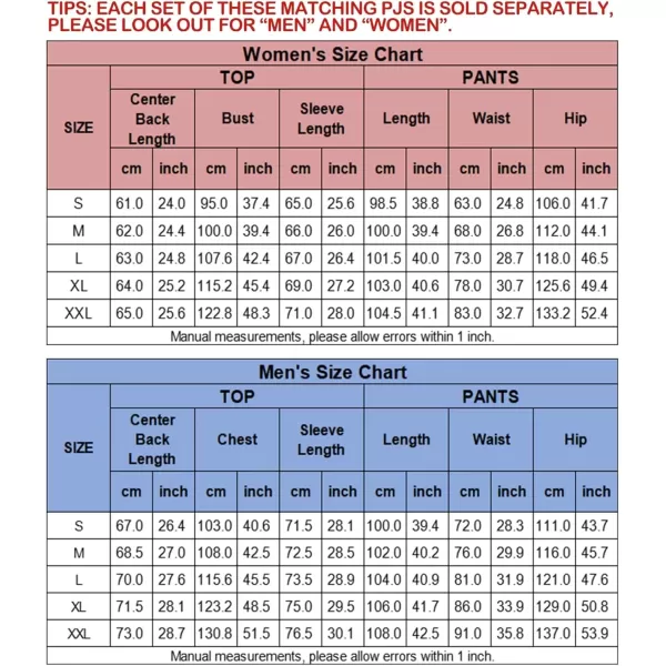 imageSWOMOG Matching Couples Christmas Pajamas Set Women ampamp Men Printed Long Sleeve Pjs Top and Plaid Pants LoungewearRed Black Plaid