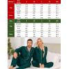 imageSWOMOG Matching Couple Pajamas Christmas Pjs Long Sleeve Holiday Sleepwear Lightweight Soft Loungewear for Men and WomenGreen