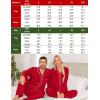 imageSWOMOG Matching Couple Pajamas Christmas Pjs Long Sleeve Holiday Sleepwear Lightweight Soft Loungewear for Men and WomenRed