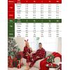 imageSWOMOG Matching Couple Pajamas Christmas Pjs Long Sleeve Holiday Sleepwear Lightweight Soft Loungewear for Men and WomenRed Big Plaid