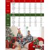 imageSWOMOG Matching Couple Pajamas Christmas Pjs Long Sleeve Holiday Sleepwear Lightweight Soft Loungewear for Men and WomenWhite Big Plaid