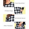 imageSWOMOG Matching Couple Pajamas Christmas Pjs Long Sleeve Holiday Sleepwear Lightweight Soft Loungewear for Men and WomenWhite Plaid