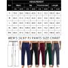 imageSWOMOG Mens Satin Silk Pajama Pant Long Pj Bottoms Soft Lounge Sleep Pants with PocketsA Red