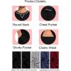 imageSWOMOG Men Modal Pajamas Set Comfy Sleepwear Short Sleeve Pjs Set Soft 2 Piece Lounge Set Cozy Nightwear with PocketsBlecked Black
