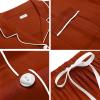 imageSWOMOG Womens Button Down Pajamas Set Short Sleeve Sleepwear Bride Soft Pj Lounge Sets XS3XLCaremel