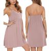 imageSWOMOG Womens Maternity Robe 2 Piece Nursing Nightgown for Breastfeeding 3 in 1 Labor Delivery Nursing Dress Lace BathrobeCtaro Purple