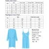 imageSWOMOG Womens Maternity Robe 2 Piece Nursing Nightgown for Breastfeeding 3 in 1 Labor Delivery Nursing Dress Lace BathrobeLight Sky Blue